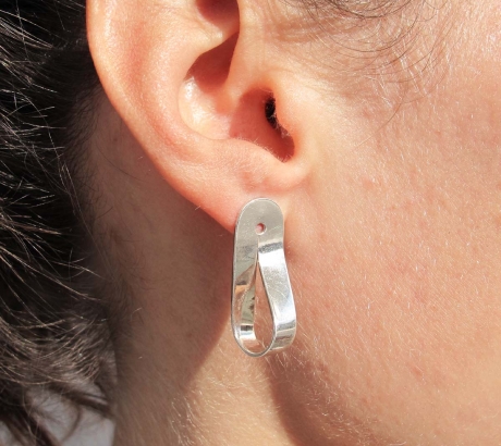 Silver Infinite Classic Earrings