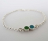 Pont.vero Silver Bracelet – Turquoise - Green