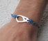 Climber silver bracelet