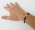  Infinite silver bracelet – black