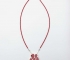Smaller Baroque pink necklace with coral