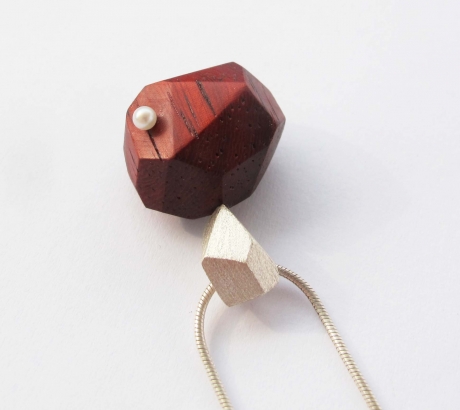 Coral Wood Necklace