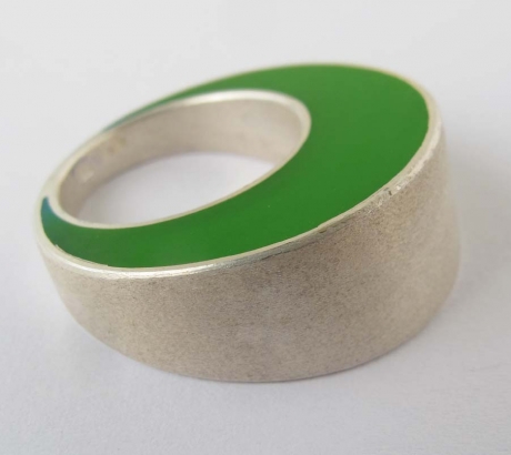 Pont.vero kétoldalas gyűrű – türkiz és zöld