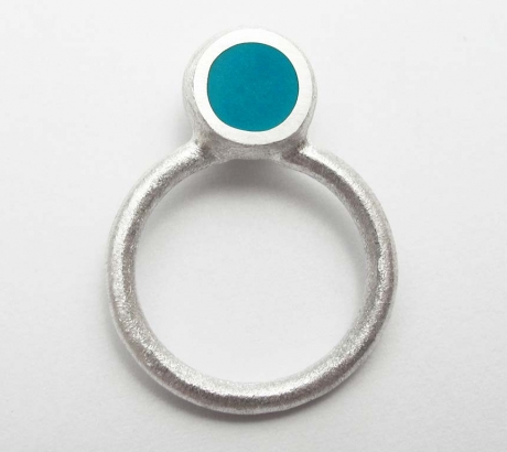 Turquoise Hemisphere Ring