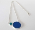 Pont.vero Silver Necklace– Blue - Turquoise – Big