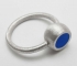Kék félgömb gyűrű