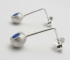 Blue Mini Hemisphere Earrings