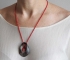 Baroque necklace with red coral