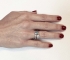 Minimál onix gyűrű