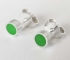 Mini Green Stud Earrings