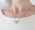 Mini Hemisphere Turquoise Necklace